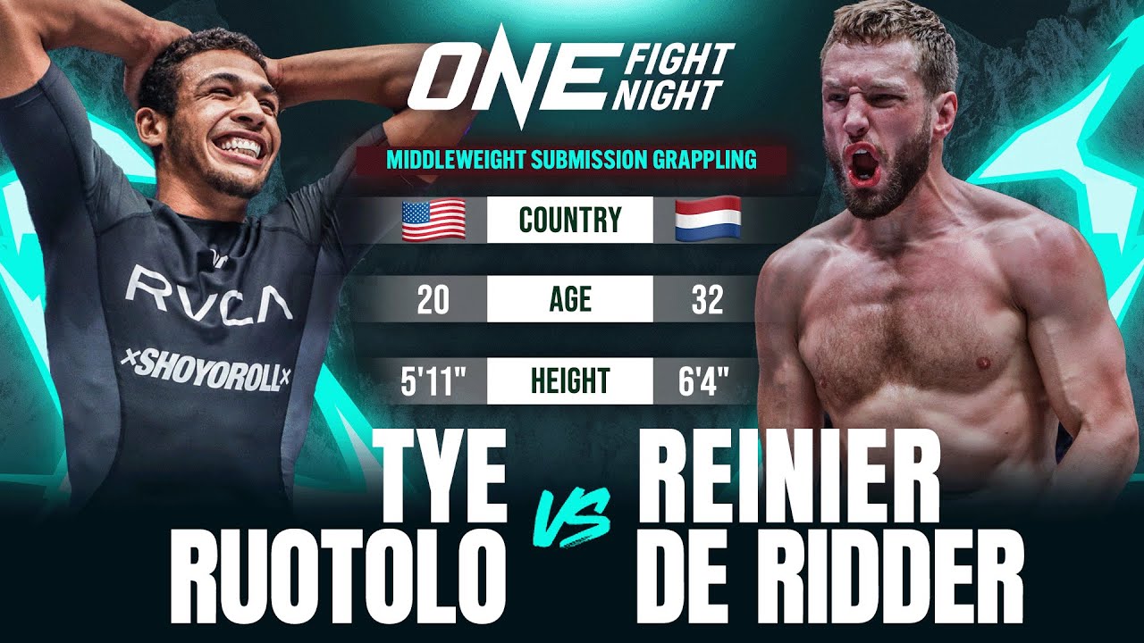 BJJ Prodigy vs. MMA Superstar  Tye Ruotolo vs Reinier De Ridder